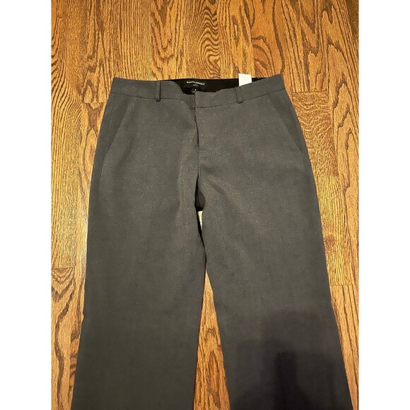 Banana Republic Dark Grey Martin Fit Dress Pants Women's Size 8 - Picture 2 of 3